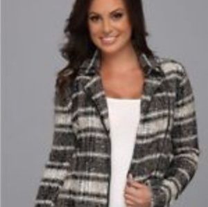 20%❌ Lucky Brand Women's Tweed Moto Jacket Size M